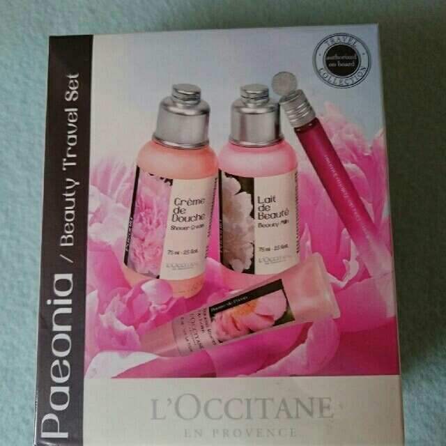 L'OCCITANE(ロクシタン)のロクシタン❤ピオニー４点セット コスメ/美容のボディケア(ボディソープ/石鹸)の商品写真