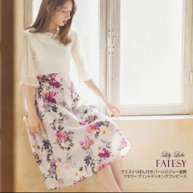 tocco(トッコ)の新品タグ付き♡定価以下！　トッコ クローゼット リリールル 花柄 ワンピース レディースのワンピース(ひざ丈ワンピース)の商品写真