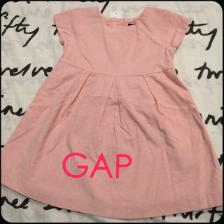 ベビーギャップ(babyGAP)の新品 GAP コーデュロイ ピンク 95(ワンピース)