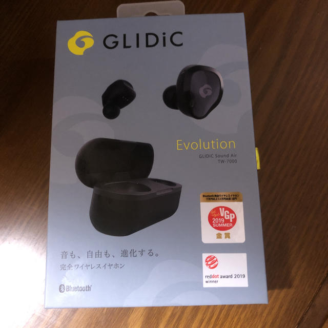 ヘッドフォン/イヤフォン新品未開封品GLIDiC Sound Air TW 7000 アーバンブラック