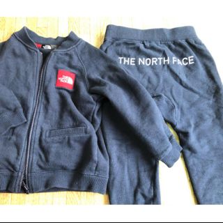 ザノースフェイス(THE NORTH FACE)のノースフェイス　セットアップ　ネイビー　キッズ(カーディガン)