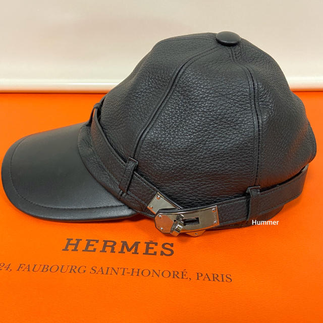 Hermes(エルメス)の国内正規品　エルメス　ケリークロア　レザーアポロキャスケット　帽子　キャップ メンズの帽子(キャップ)の商品写真