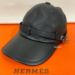 エルメス(Hermes)の国内正規品　エルメス　ケリークロア　レザーアポロキャスケット　帽子　キャップ(キャップ)