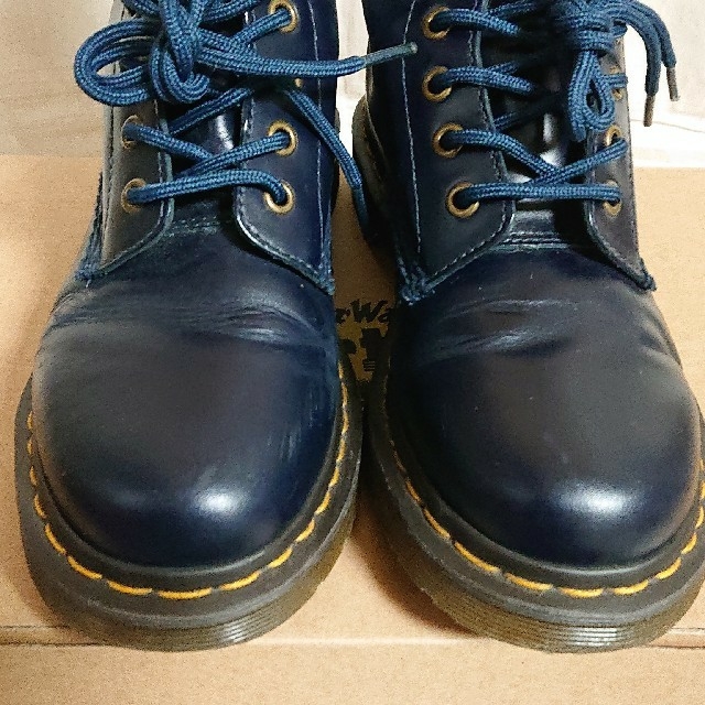 Dr.Martens(ドクターマーチン)のドクターマーチン 8ホール UK5 DRESS BLUE レディースの靴/シューズ(ブーツ)の商品写真