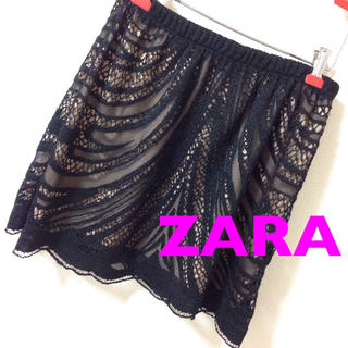 ザラ(ZARA)のZARA♡レーススカート(ミニスカート)