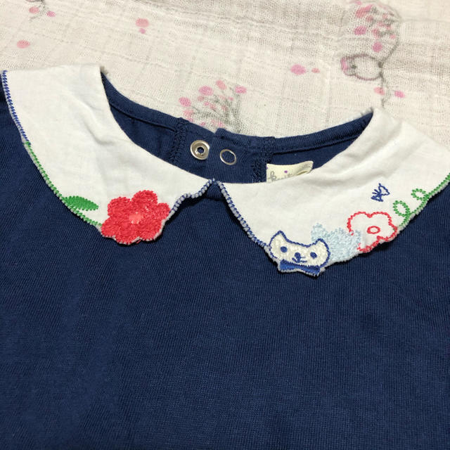 KP(ニットプランナー)のニットプランナー 7部丈カットソー キッズ/ベビー/マタニティのキッズ服女の子用(90cm~)(Tシャツ/カットソー)の商品写真