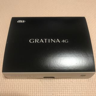 キョウセラ(京セラ)のau GRATINA  4G  未使用 SIMロック解除済(携帯電話本体)