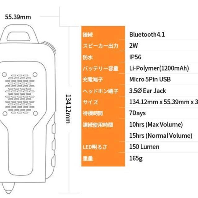 5in1防滴防塵 スマホ連動Bluetoothトランシーバー MK3 2個セット