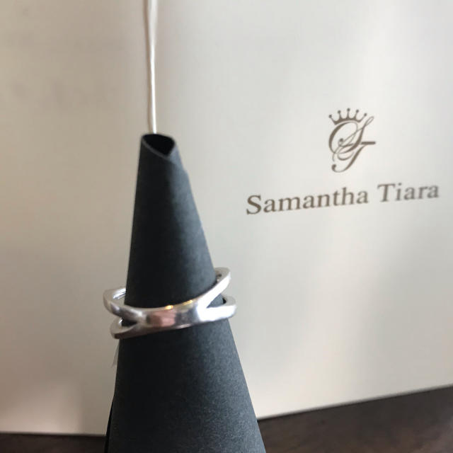 Samantha Tiara(サマンサティアラ)のSamanthaTiara 18金WG ダイヤモンドリング　ピンキー レディースのアクセサリー(リング(指輪))の商品写真