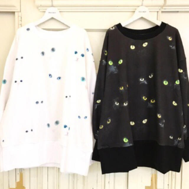 MILKBOY(ミルクボーイ)のMILK BOY＊black cat big sweat メンズのトップス(スウェット)の商品写真