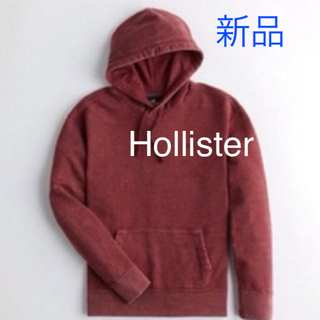 ホリスター(Hollister)の新品⭐︎ホリスター　パーカー  ダークレッド(パーカー)