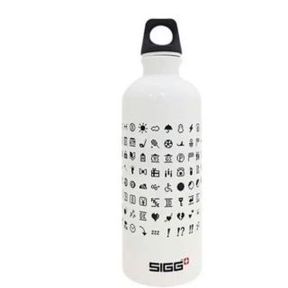 シグ(SIGG)の絵文字　S I G Gボトル　モノクロ(日用品/生活雑貨)