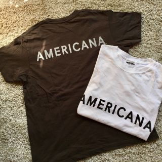 アメリカーナ(AMERICANA)の【非売品】 Americana ノベルティTシャツ 2枚セット(カットソー(半袖/袖なし))