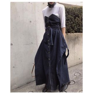 アメリヴィンテージ(Ameri VINTAGE)のAmeri vintage デニムワンピース(ロングワンピース/マキシワンピース)