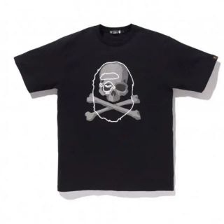 アベイシングエイプ(A BATHING APE)のMM VS BAPE TEE　ブラックMサイズ(Tシャツ/カットソー(半袖/袖なし))