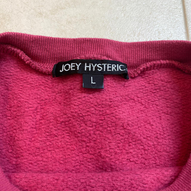 JOEY HYSTERIC(ジョーイヒステリック)のJOEY HYSTERIC 裏起毛トレナー　Lサイズ キッズ/ベビー/マタニティのキッズ服女の子用(90cm~)(Tシャツ/カットソー)の商品写真