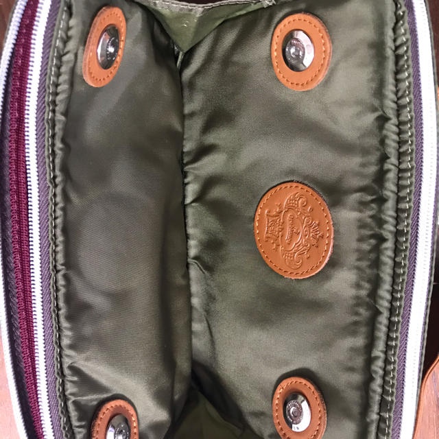Orobianco(オロビアンコ)のオロビアンコ　giacomino ブラウン×カーキ メンズのバッグ(ショルダーバッグ)の商品写真