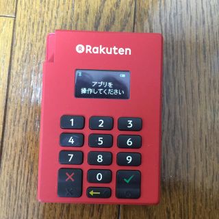 ラクテン(Rakuten)の楽天ペイ カードリーダー 赤(PC周辺機器)