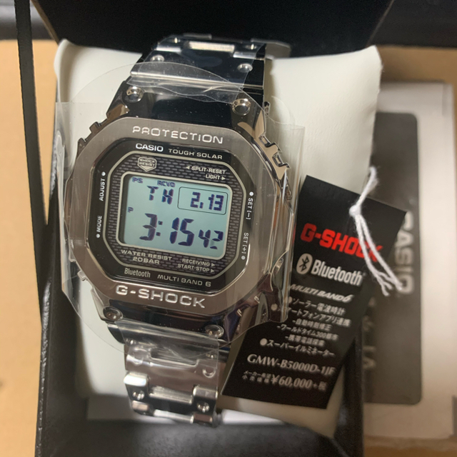 G-SHOCK(ジーショック)のG-SHOCK GMW-B5000D-1JF 新品未使用 CASIOシルバー メンズの時計(腕時計(デジタル))の商品写真