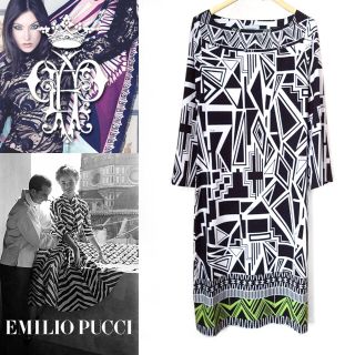 エミリオプッチ(EMILIO PUCCI)の新品未使用❤️今期物プッチワンピ1440(ひざ丈ワンピース)