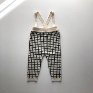 ボボチョース(bobo chose)のtinycottons ニットサロペット(ロンパース)