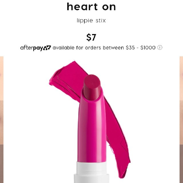 colourpop(カラーポップ)のColourpop HEART ON コスメ/美容のベースメイク/化粧品(口紅)の商品写真