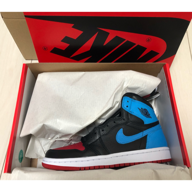 希少AIR JORDAN1 powder blue/gym red 29cm