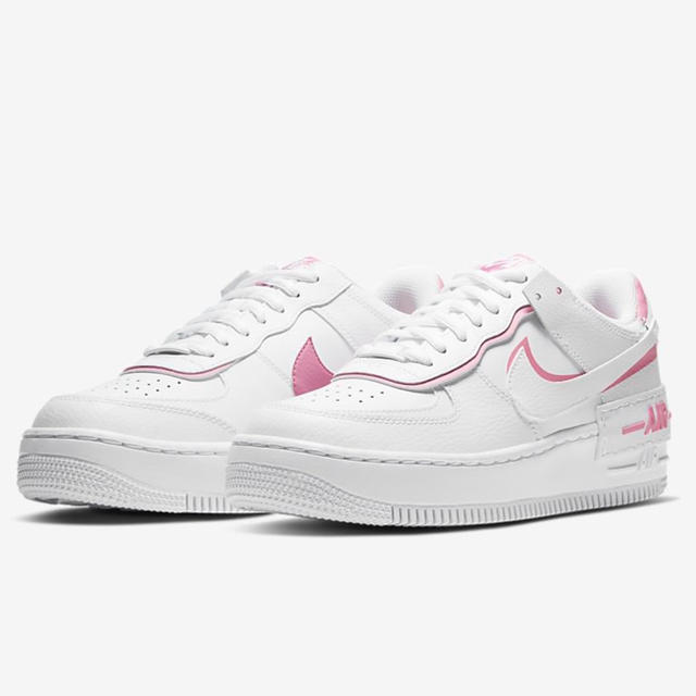 NIKE(ナイキ)のNIKE WMNS AIR FORCE 1 SHADOW PINK 24cm レディースの靴/シューズ(スニーカー)の商品写真