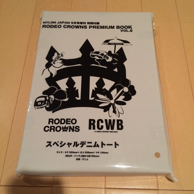 RODEO CROWNS(ロデオクラウンズ)のロデオムック デニムトート レディースのバッグ(トートバッグ)の商品写真