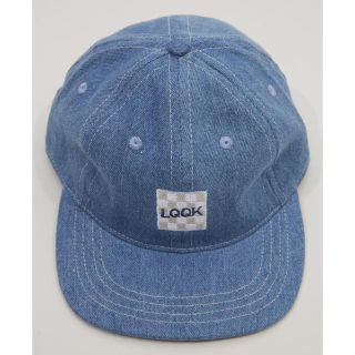 ルック(LOOK)のLQQK STUDIO DENIM LOGO HAT CAP キャップ(キャップ)