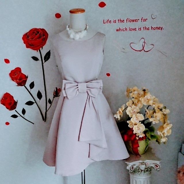 L'EST ROSE - LEST ROSE新品未使用リボンワンピースの通販 by メアリー