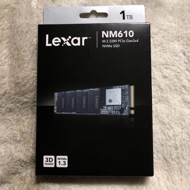 M.2 SSD LEXAR NM610  1TB  未開封