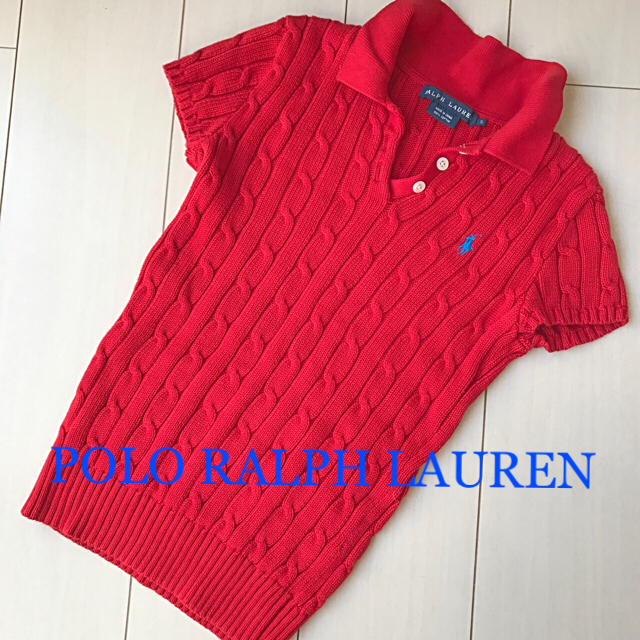 POLO RALPH LAUREN(ポロラルフローレン)の【美品】ラルフローレン★ニット ポロ セーター レディースのトップス(ポロシャツ)の商品写真