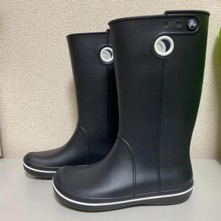 クロックス(crocs)の未使用 ★ 23cm クロックス クロックバンド ジョーント ブラック(レインブーツ/長靴)