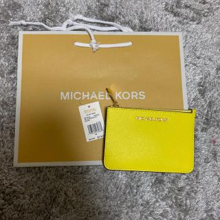 マイケルコース(Michael Kors)のマイケルコース　パスケース　コインケース(名刺入れ/定期入れ)