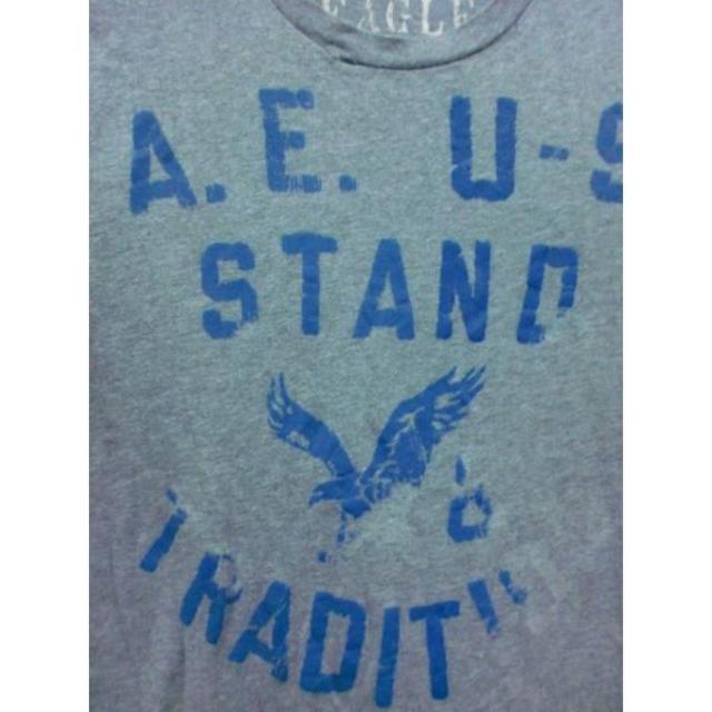 American Eagle(アメリカンイーグル)のアメリカンイーグル霜降りTシャツgoodデザインS メンズのトップス(Tシャツ/カットソー(半袖/袖なし))の商品写真