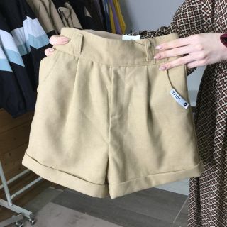 kids 無地ショーパン ベージュ140(パンツ/スパッツ)