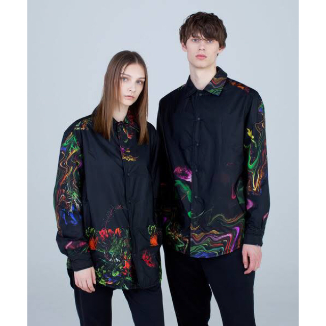 19AW Y-3 U TOKETA AOP シャツ ジャケット XS 花柄