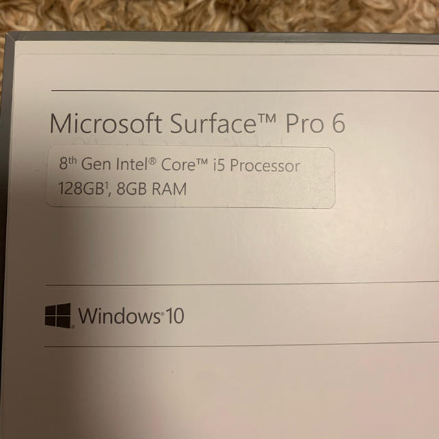 Microsoft Surface Pro6 128gbの通販 by ccc's ｜マイクロソフトならラクマ - 美品！
スマホ/家電/カメラ
Microsoft お得在庫
