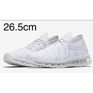 ナイキ(NIKE)のNIKE AIR MAX FLAIR TRIPLE WHITE 26.5cm(スニーカー)