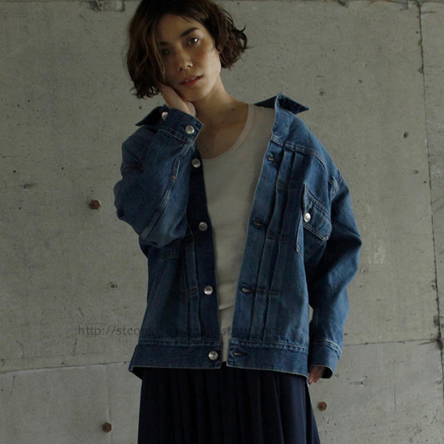 HYKE DENIM JACKET TYPE2(BIG FIT) ハイク - Gジャン/デニムジャケット