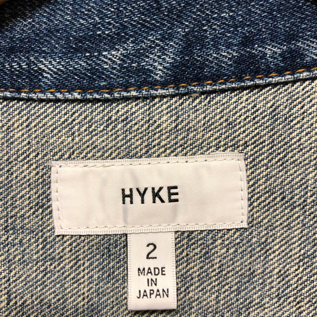 HYKE(ハイク)のHYKE　DENIM JACKET TYPE2(BIG FIT) ハイク レディースのジャケット/アウター(Gジャン/デニムジャケット)の商品写真