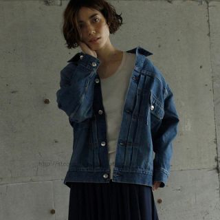 ハイク(HYKE)のHYKE　DENIM JACKET TYPE2(BIG FIT) ハイク(Gジャン/デニムジャケット)