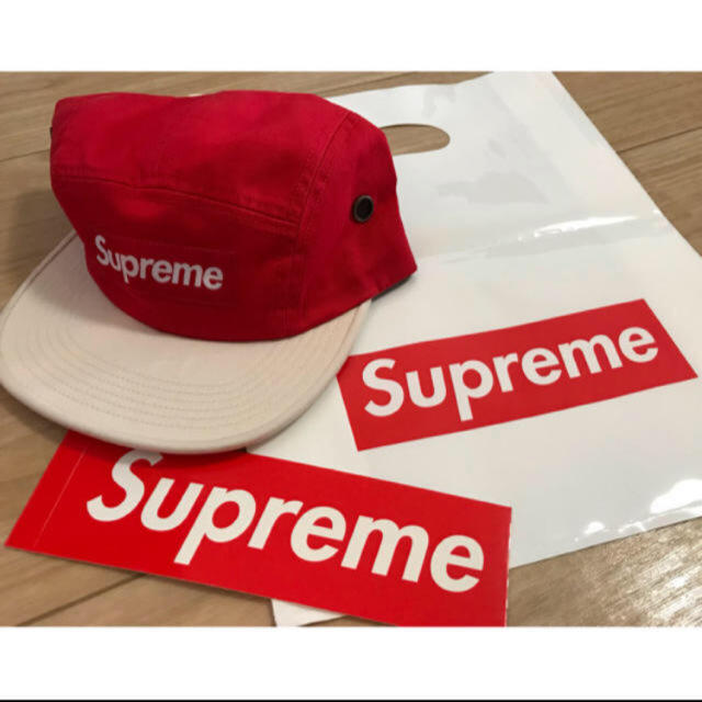 【新品未使用】supreme ロゴキャップ