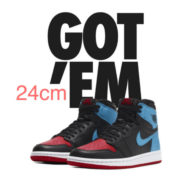 NIKE AIR JORDAN 1 OG blue red 24cm ジョーダン