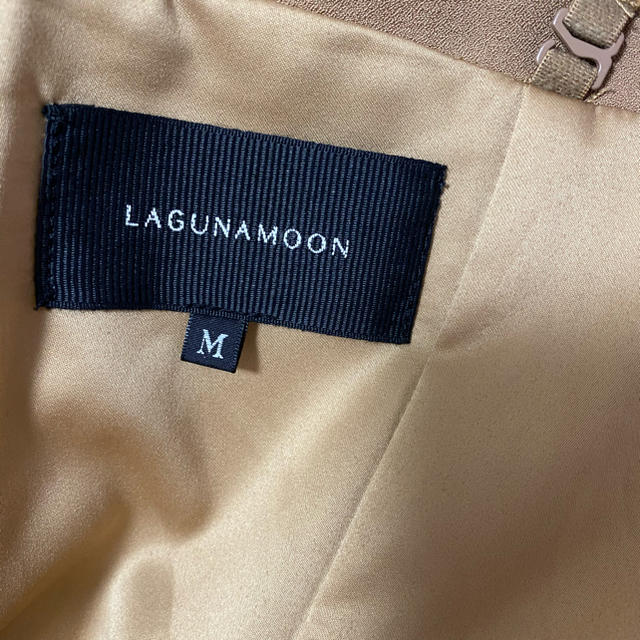 LagunaMoon(ラグナムーン)のLAGUNAMOON LADYジョーゼットベアパンツドレス レディースのパンツ(オールインワン)の商品写真