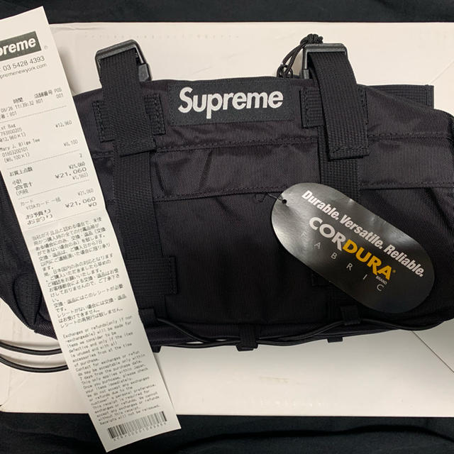 supreme ウエスト バッグ 黒