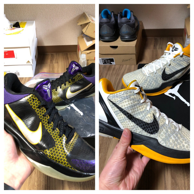 NIKE KOBE Ⅴ POP Away、KOBE Ⅵ Playoffs