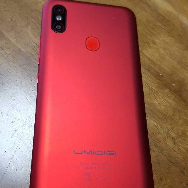 Umidigi F1 128GB レッド - スマートフォン本体