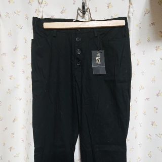 BLACK PEACE NOW ブーツカットパンツ ボタンデザイン ロック M